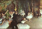 Edgar Degas Rehearsal on the Stage china oil painting reproduction